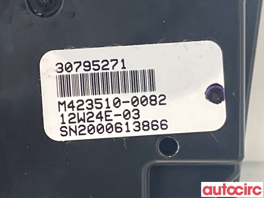 Varmeapparat betjening til Volvo V70 2007-2013 (Type III, Fase 1)  (VOLVO|30795271)