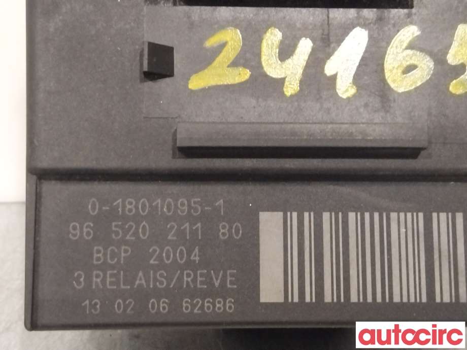 Styreenhet diverse til Citroën Berlingo 2008-2015 (Type II, Fase 1) (CITROEN|6500EJ|0-1801095-1|9652021180)