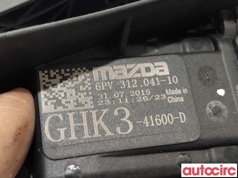 Pedal gass til Mazda CX-3 2015-2022  (MAZDA|GHK3-41-600G|6PV312041-10|GHK3-41600-D)