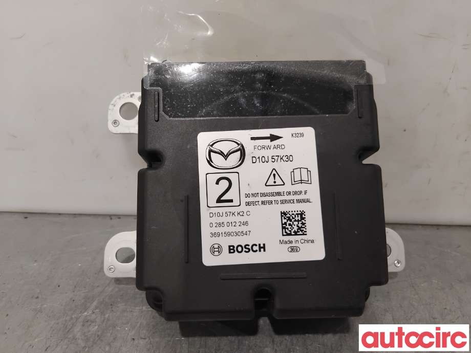 Airbag elektronikk til Mazda CX-3, 2015-2022  (MAZDA|D10J-57-K30A)