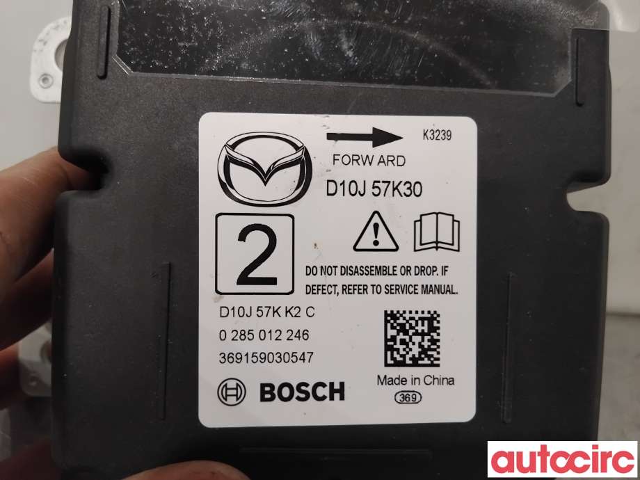 Airbag elektronikk til Mazda CX-3 2015-2022 (MAZDA|D10J-57-K30A|0285012246|D10J57K30)