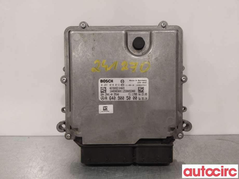 Styreenhet motor til Mercedes A-Klasse 2005-2012 (W169) (W169) (MERCEDES|A6409005000|0281018019)