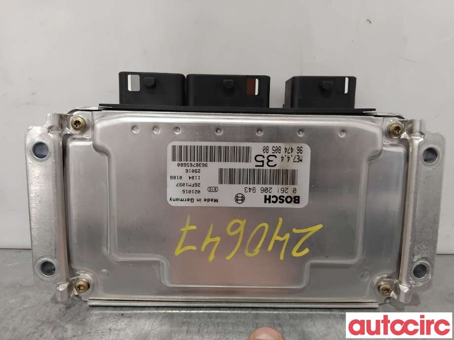 Styreenhet motor til Peugeot 307 2001-2004 (Fase 1) (PEUGEOT|194061|0261206943|9647480580)