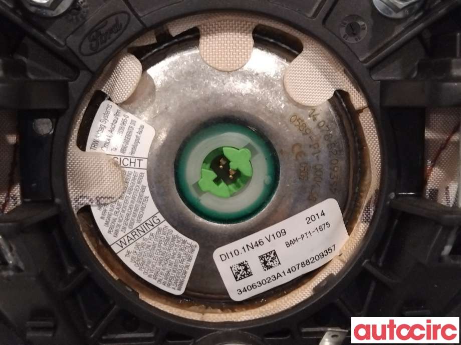 Airbag rattpute til Ford Focus 2011-2014 (Type III, Fase 1)  (FORD|1792378|)