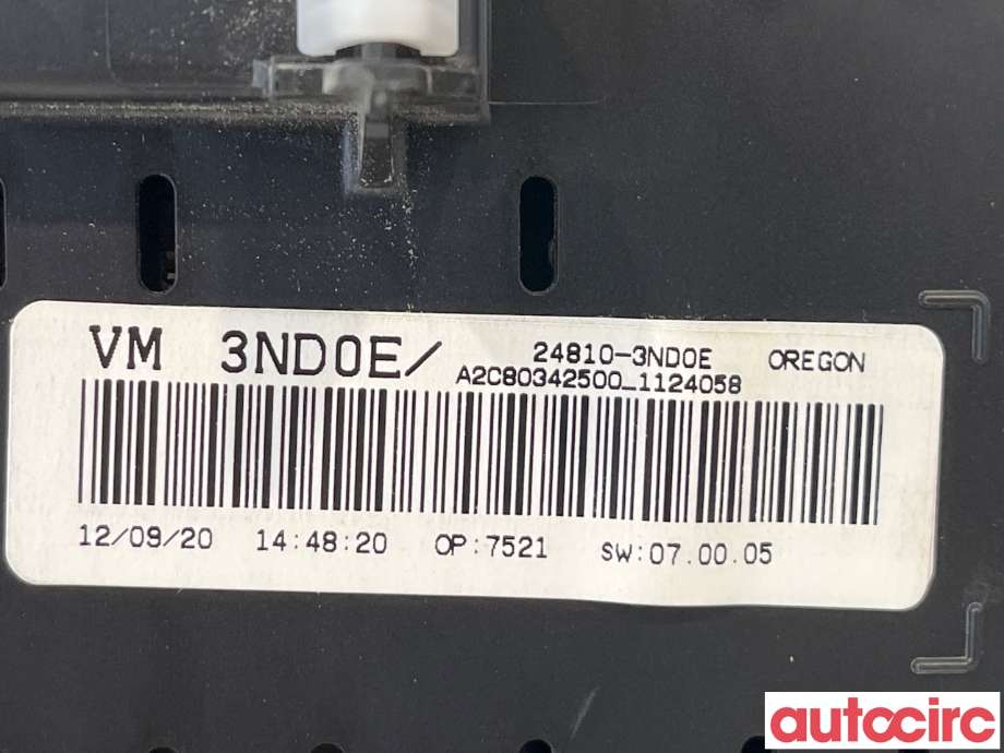 Instrumentpanel til Nissan Leaf 2011-2017 (Type I)  (NISSAN|248103ND0E)