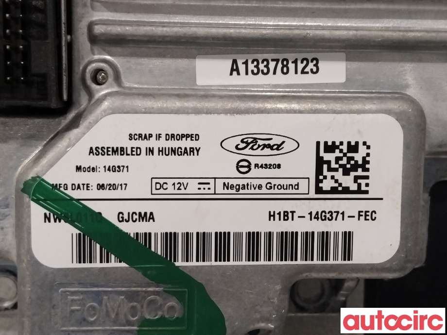 Styreenhet diverse til Ford Fiesta 2017-->> (Type VII)  (FORD|2492147||H1BT-14G371-FEC)