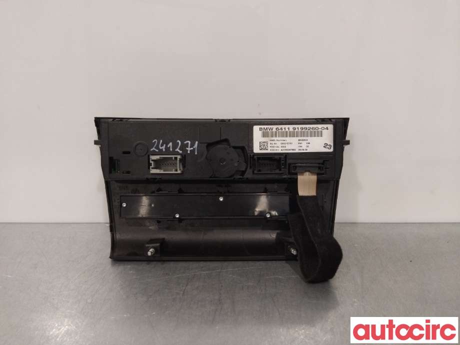 Varmeapparat betjening til BMW 1-Serie 2004-2011 (E81/E82/E87/E88) (E81/E82/E87/E88) (BMW|64119199260|)