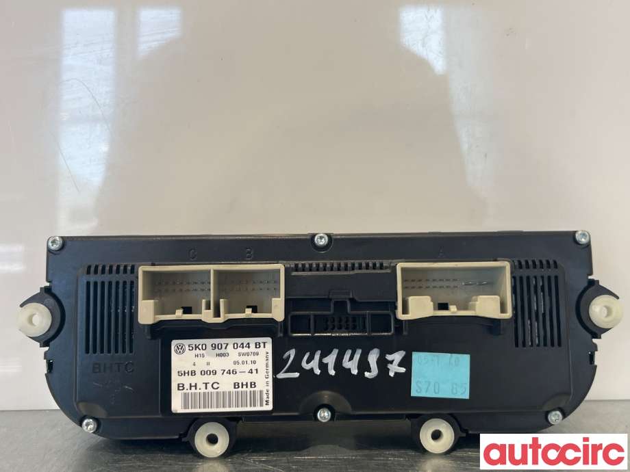 Varmeapparat betjening til VW Golf VI 2008-2012  (VOLKSWAGEN|5K0907044BT)