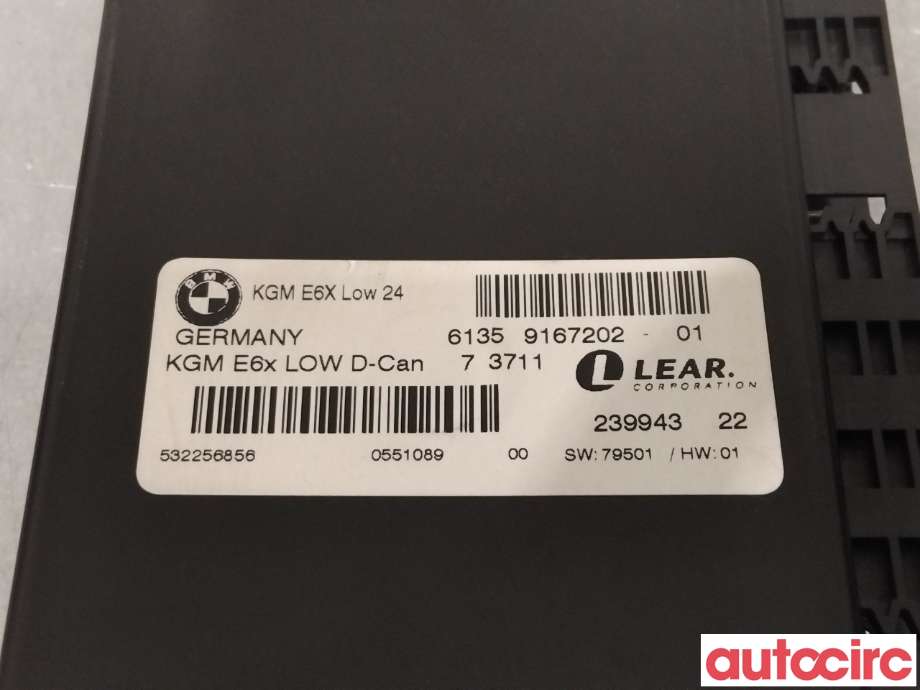 Styreenhet diverse til BMW 5-Serie 2003-2010 (E60/E61) (E60/E61) (BMW|61359221110|)