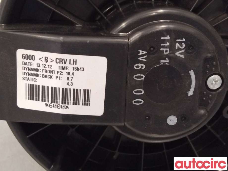 Varmeapparat motor til Honda CR-V 2012-2018 (Type IV)  (HONDA|79310-T0T-H01|)