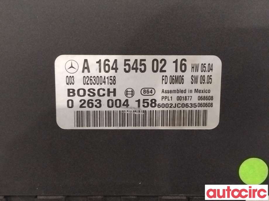 Styreenhet parkering til Mercedes ML 2005-2011 (W164) (W164) (MERCEDES|A1645450216|)
