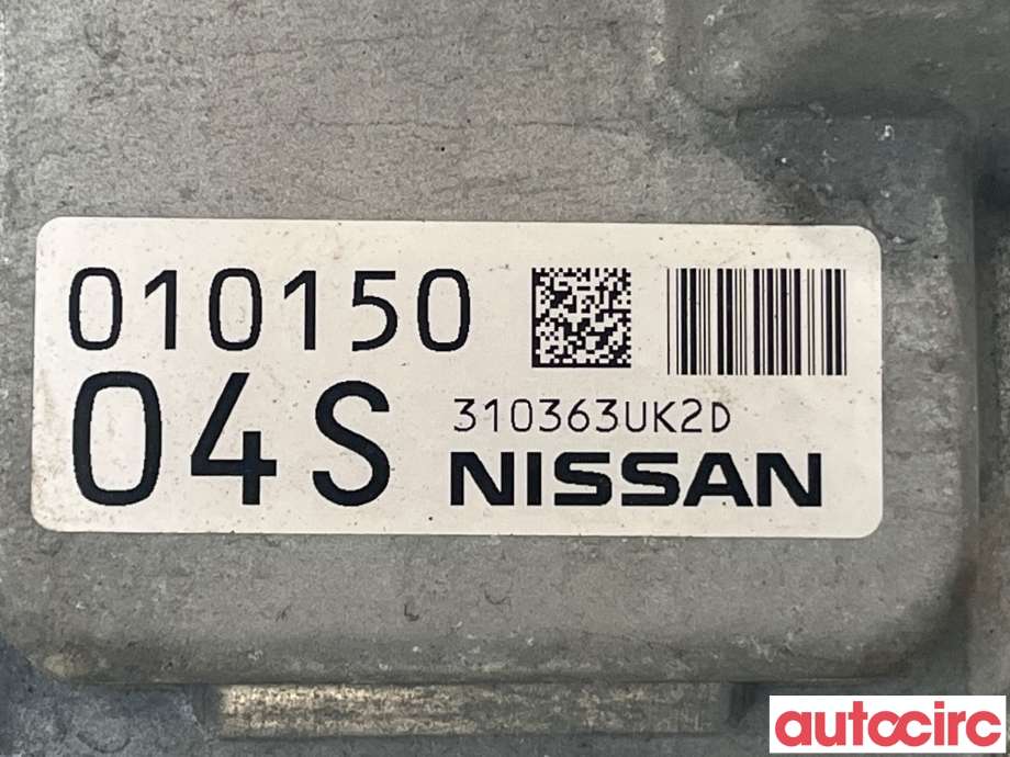 Styreenhet girkasse til Nissan Qashqai 2010-2014 (Type I, Fase 2) (NISSAN|310F6JG83A)