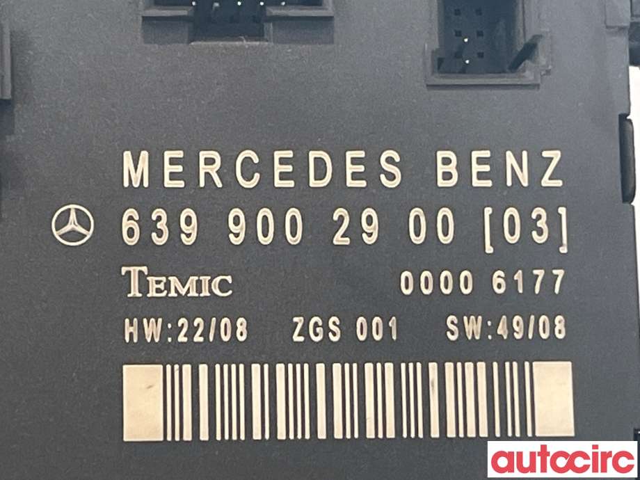 Styreenhet dør venstre foran til Mercedes Vito/Viano 2010-2014 (Fase 2) (W639) (W639) (MERCEDES|A6399003101|00006177|6399002900)
