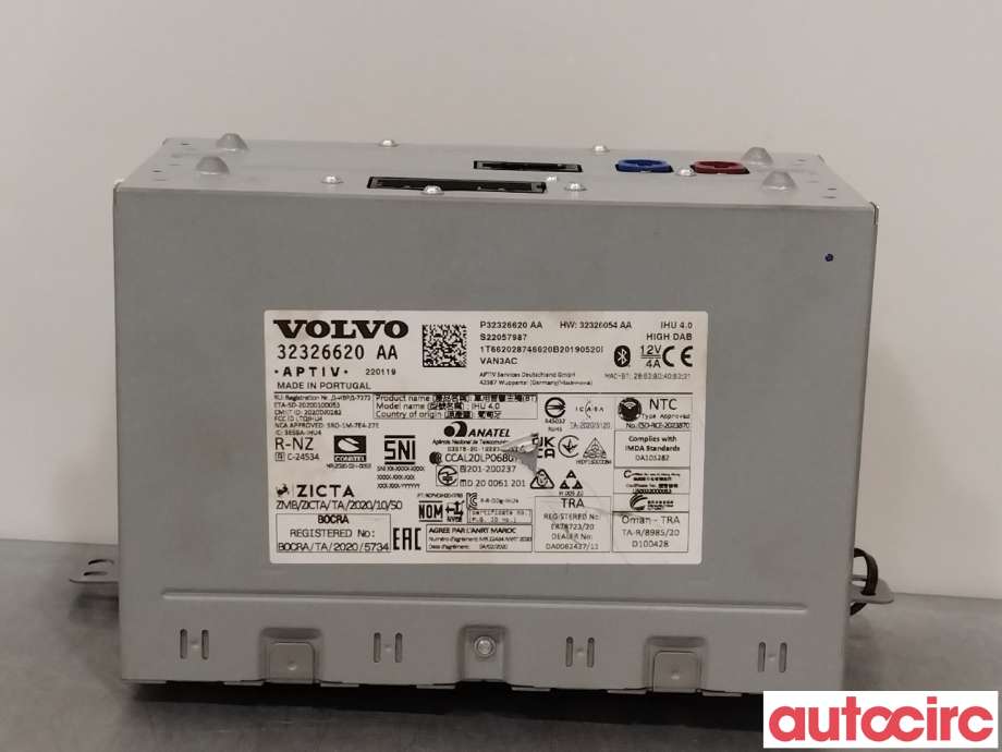 Bilstereo diverse til Volvo XC40 2018-2024  (VOLVO|36003422|32326620AA)