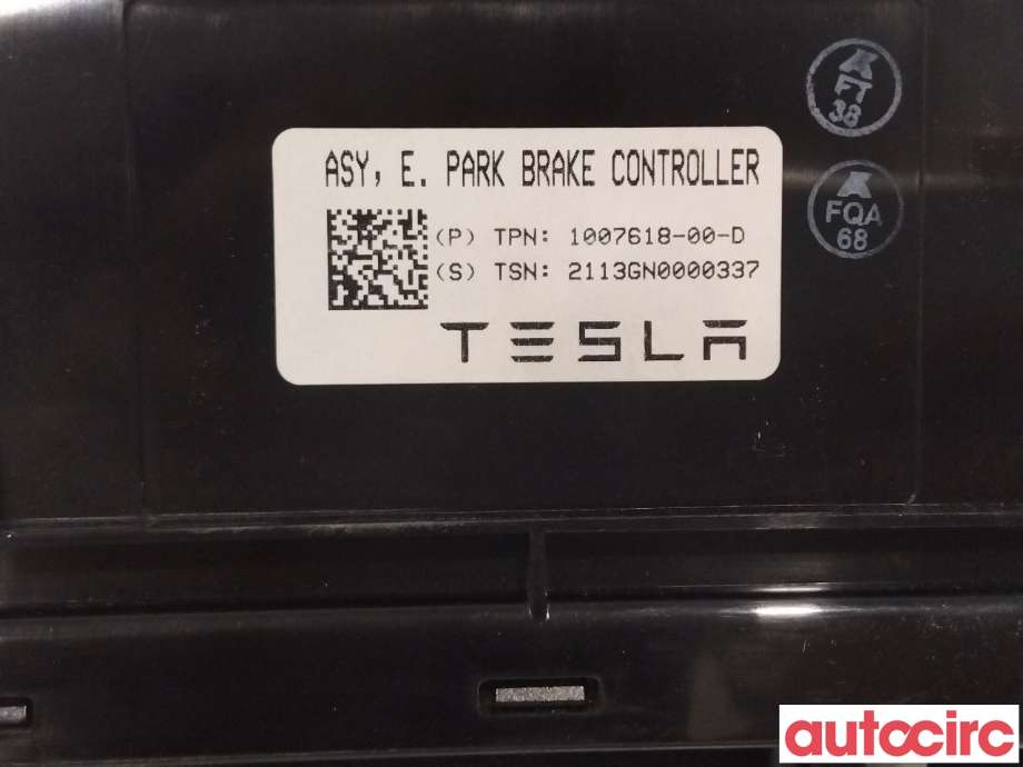 Styreenhet elektrisk parkbrems (EPB - Electric Parking Brake) til Tesla Model S 2013-2016 (Fase 1) (TESLA|1007618-00-D|)