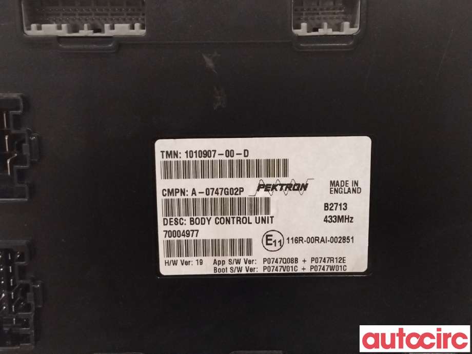Styreenhet diverse til Tesla Model S 2013-2016 (Fase 1)  (TESLA|1010907-00-D|)
