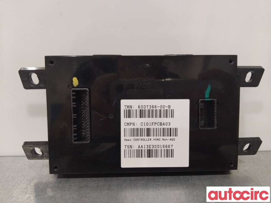 Styreenhet klima/aircondition til Tesla Model S 2013-2016 (Fase 1)  (TESLA|6007366-00-B|C101FPCBA05)