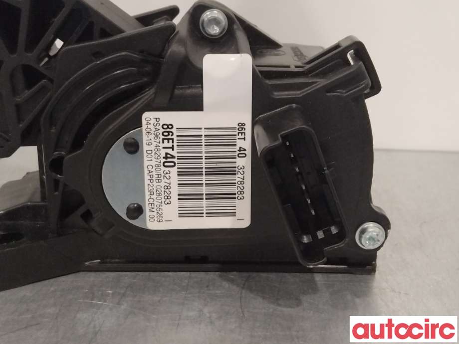 Pedal gass til Peugeot Partner 2019-->> (Type III)  (PEUGEOT|9674829780|)