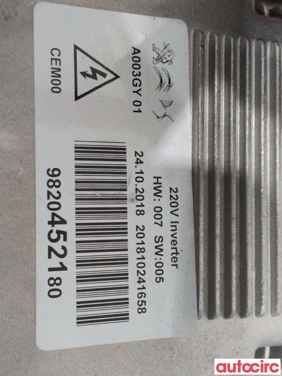 Inverter elbil til Peugeot Partner 2019-->> (Type III)  (PEUGEOT|9820452180|)
