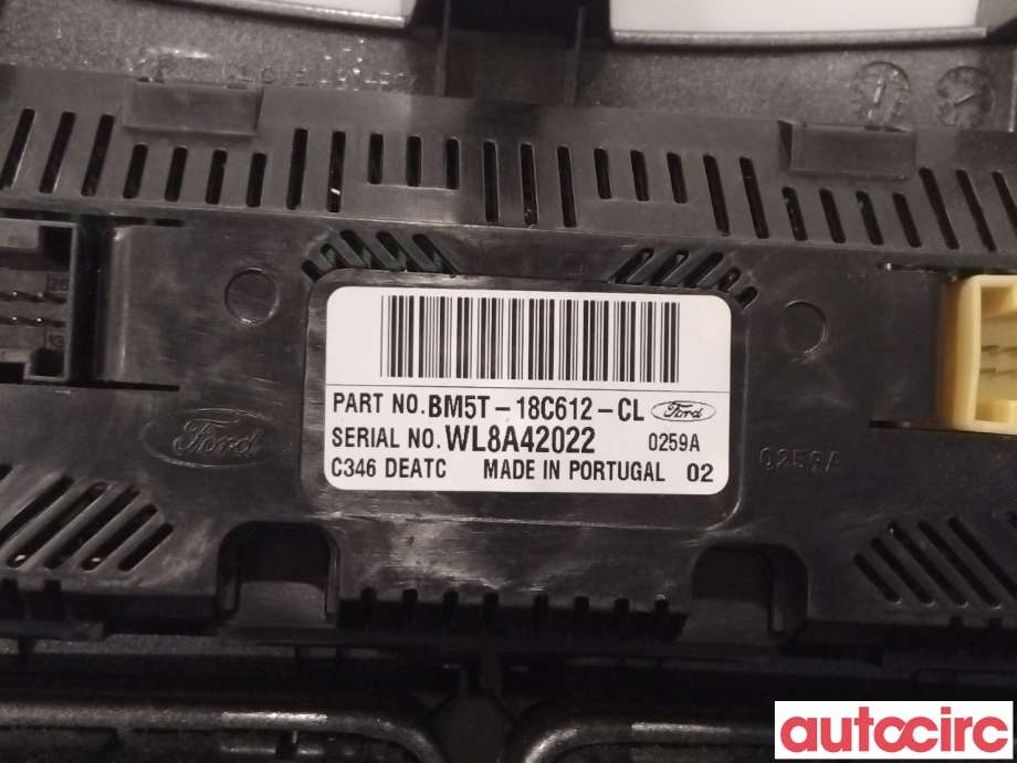 Varmeapparat betjening til Ford Focus 2011-2014 (Type III, Fase 1)  (FORD|1866942||BM5T-18C612-CM)