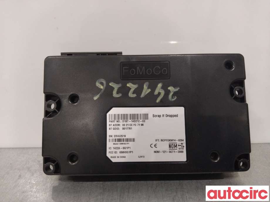 Styreenhet diverse til Ford Focus 2011-2014 (Type III, Fase 1) (FORD|2117587||EK2T-14B428-RB)