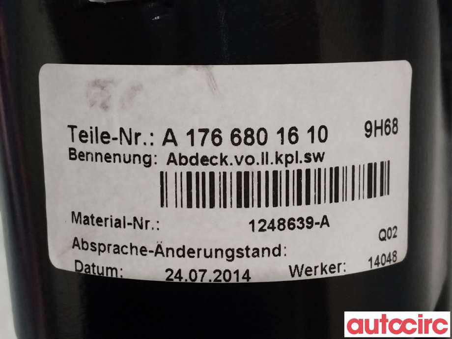 Dashbord koppholder til Mercedes CLA 2013-2019 (C117) (C117) (MERCEDES|A1766801610)