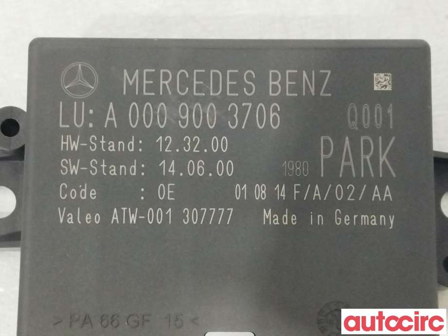 Styreenhet parkering til Mercedes CLA 2013-2019 (C117) (C117) (MERCEDES|A0009003706)