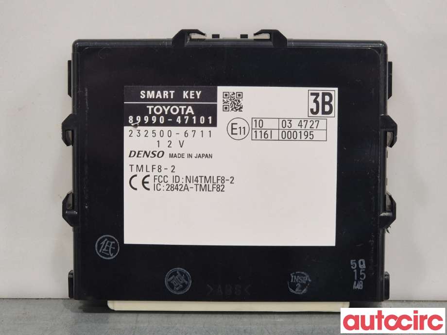 Styreenhet nøkkelfri/keyless til Toyota Prius +7 2012-2020 (Type III) (stasjonsvogn) (stasjonsvogn) (TOYOTA|8999047101|)