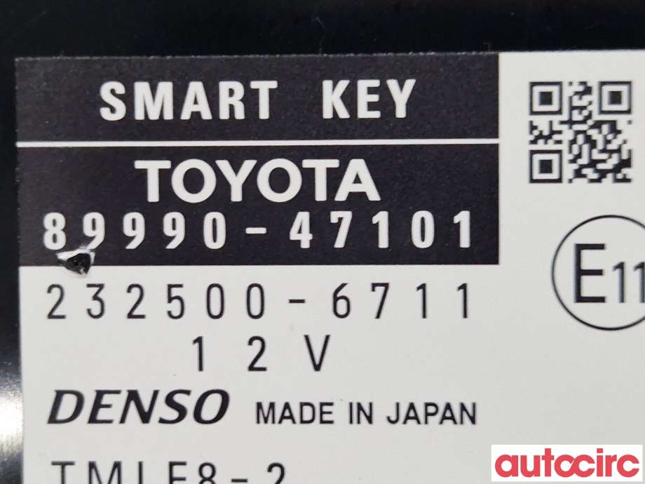 Styreenhet nøkkelfri/keyless til Toyota Prius +7 2012-2020 (Type III) (stasjonsvogn) (stasjonsvogn) (TOYOTA|8999047101|)