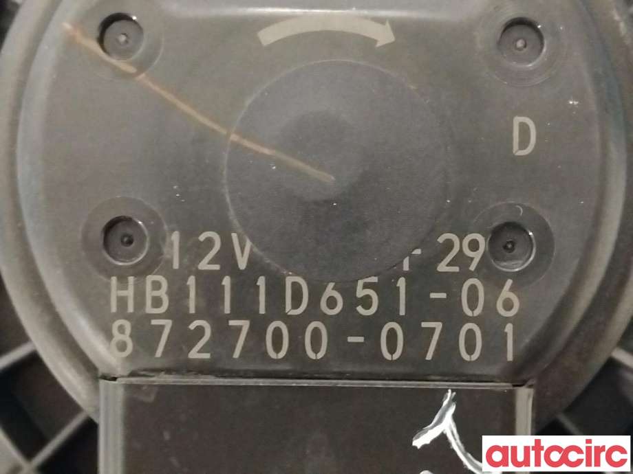 Varmeapparat motor til Mazda CX-5 2012-2017 (Type I)  (MAZDA|KD4561B10|8727000701)