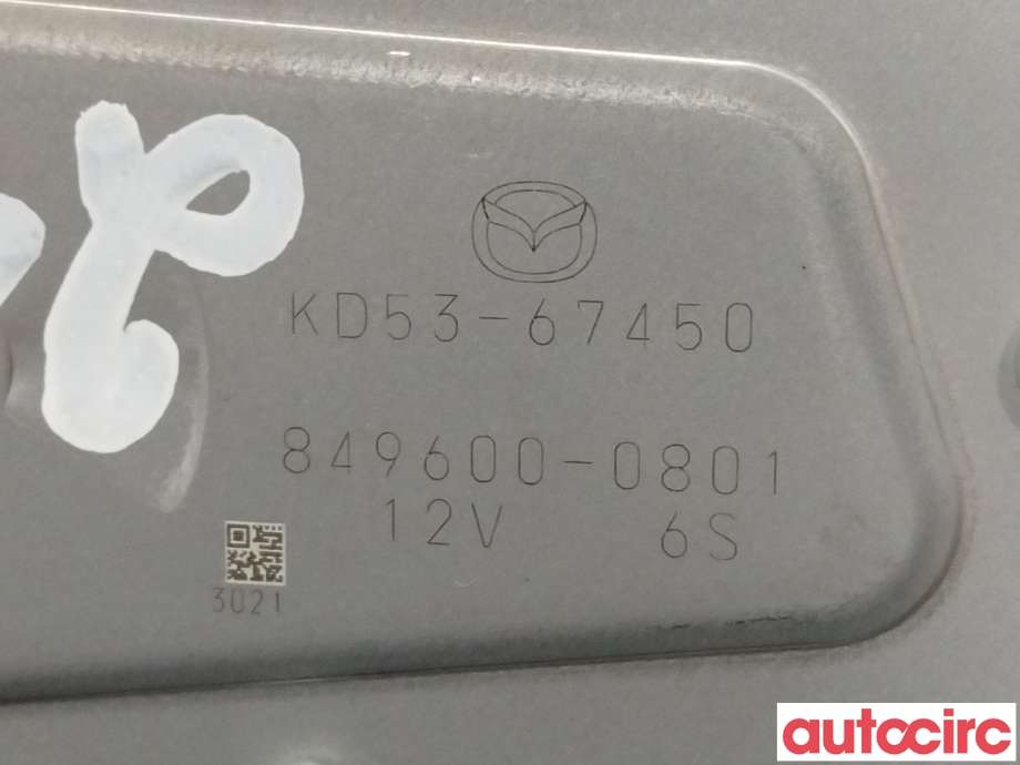 Viskermotor bakrute til Mazda CX-5 2012-2017 (Type I)  (MAZDA|KD53-67-450|KD5367450)