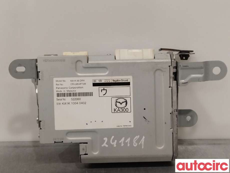 Bilstereo diverse til Mazda CX-5 2012-2017 (Type I) (MAZDA|KA1K-66-DRX|CR-LM04F7JM|KA1K66DRX)