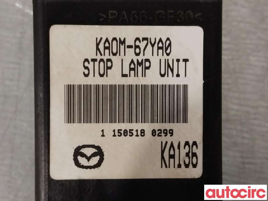 Styreenhet diverse til Mazda CX-5 2012-2017 (Type I)  (MAZDA|KA0M-67-YA0||KA0M-67YA0)