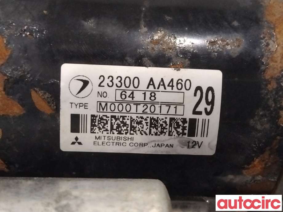 Starter til Subaru Forester 2005-2008 (Type II, Fase 2)  (SUBARU|23300AA460|)