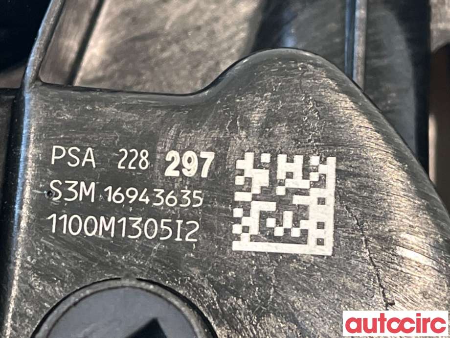 Låsekasse høyre bak til Peugeot 5008 2017-->> (Type II) (PEUGEOT|9822829780|)