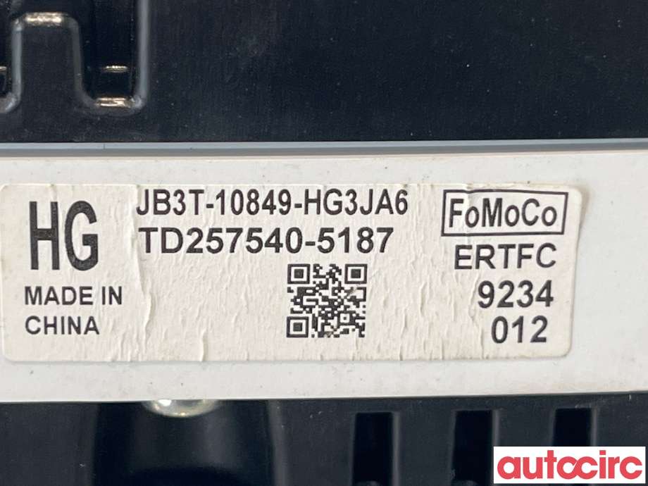 Instrumentpanel til Ford Ranger / Ranger Raptor 2015-2022  (FORD|2472466)
