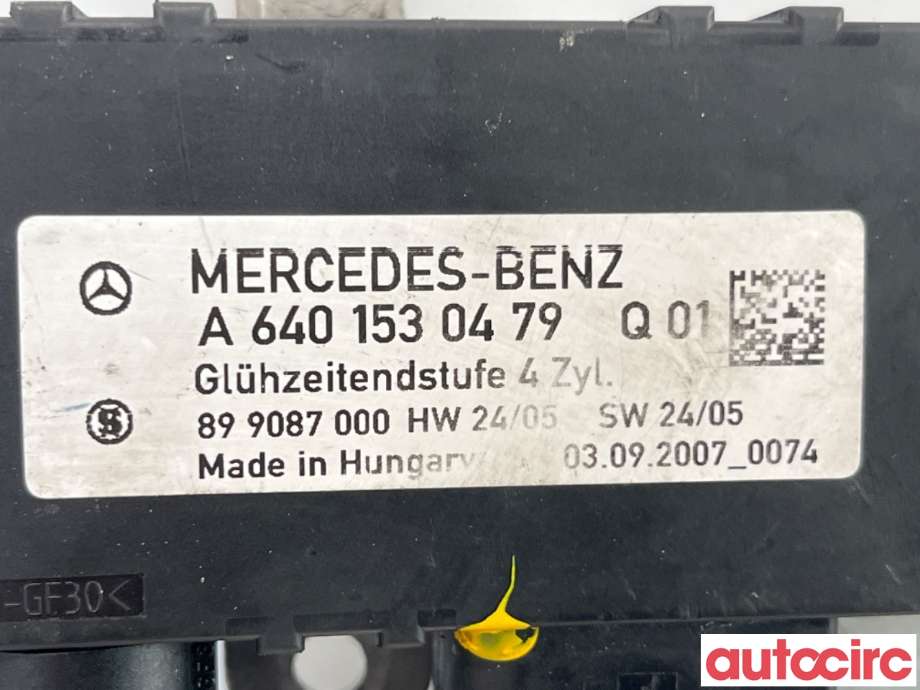 Rele gløde til Mercedes B-Klasse 2008-2011 (Fase 2) (W245) (W245) (MERCEDES|A6401530479|899087000)