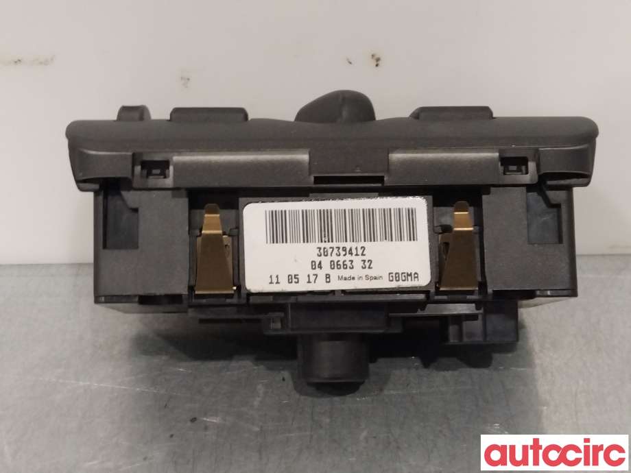 Bryter lys til Volvo S60 2010-2014 (Type II, Fase 1)  (VOLVO|31443847|30739412)