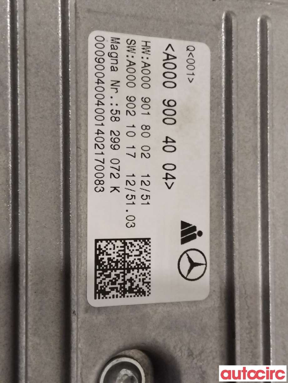 Styreenhet diverse til Mercedes E-Klasse 2013-2016 (Fase 2) (W212) (W212) (MERCEDES|A0009004004|)
