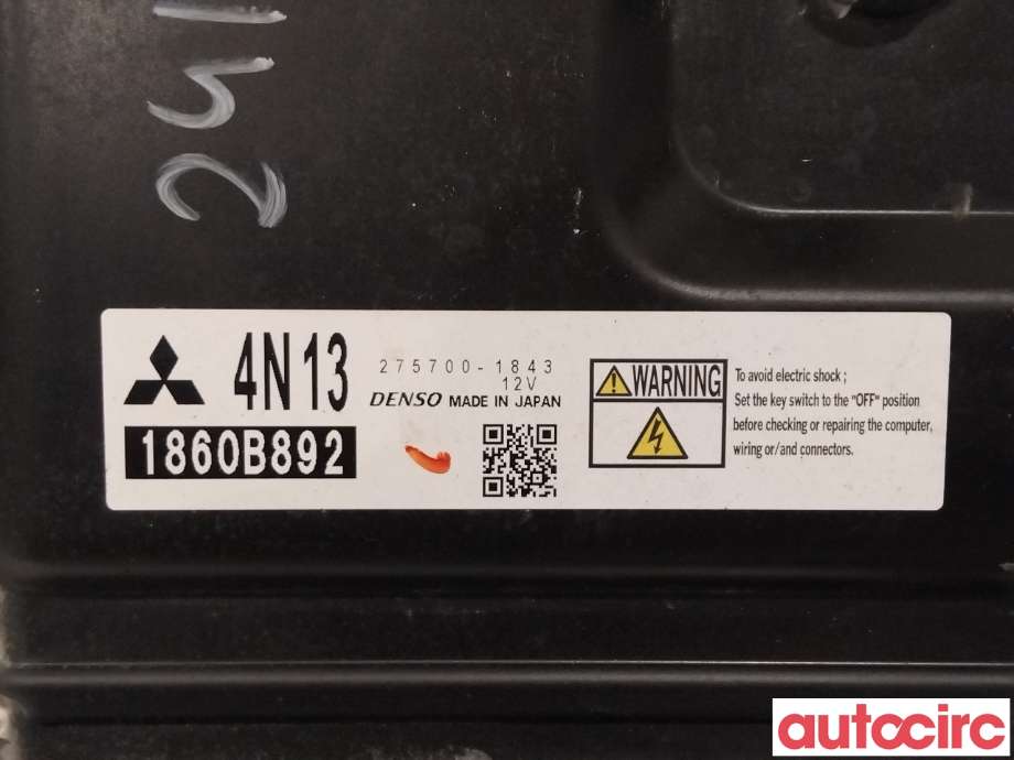 Styreenhet motor til Mitsubishi ASX 2010-2019  (MITSUBISHI|1860B892|275700-1843)