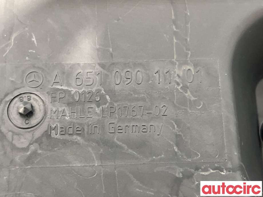Luftfilterboks til Mercedes E-Klasse 2009-2013 (Fase 1) (W212) (W212) (MERCEDES|A6510901101||A6510902301)