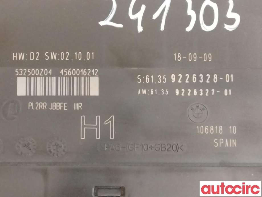 Styreenhet diverse til BMW 3-Serie 2005-2011 (E90/E91/E92/E93) (E90/E91/E92/E93) (BMW|61359231468||61359226328)