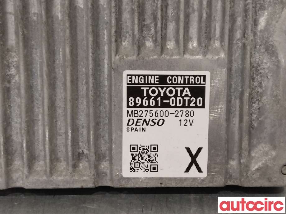 Styreenhet motor til Toyota Yaris 2014-2020 (Type III, Fase 2)  (TOYOTA|896610DT20|)