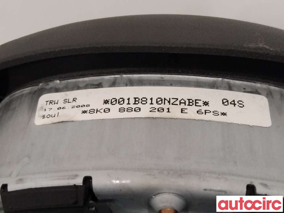 Airbag rattpute til Audi A4 2007-2014 (Type IV) (B8) (B8) (AUDI|8K0880201AL|)