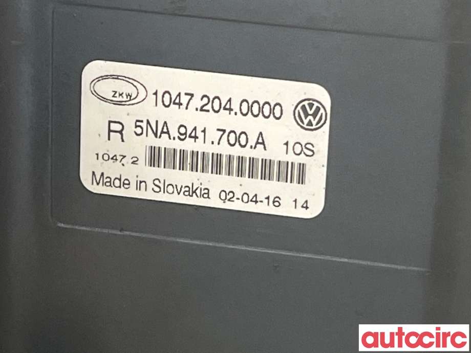 Tåkelykt høyre foran til VW Tiguan 2016-2020 (Type II, Fase 1)  (VOLKSWAGEN|5NA941700)