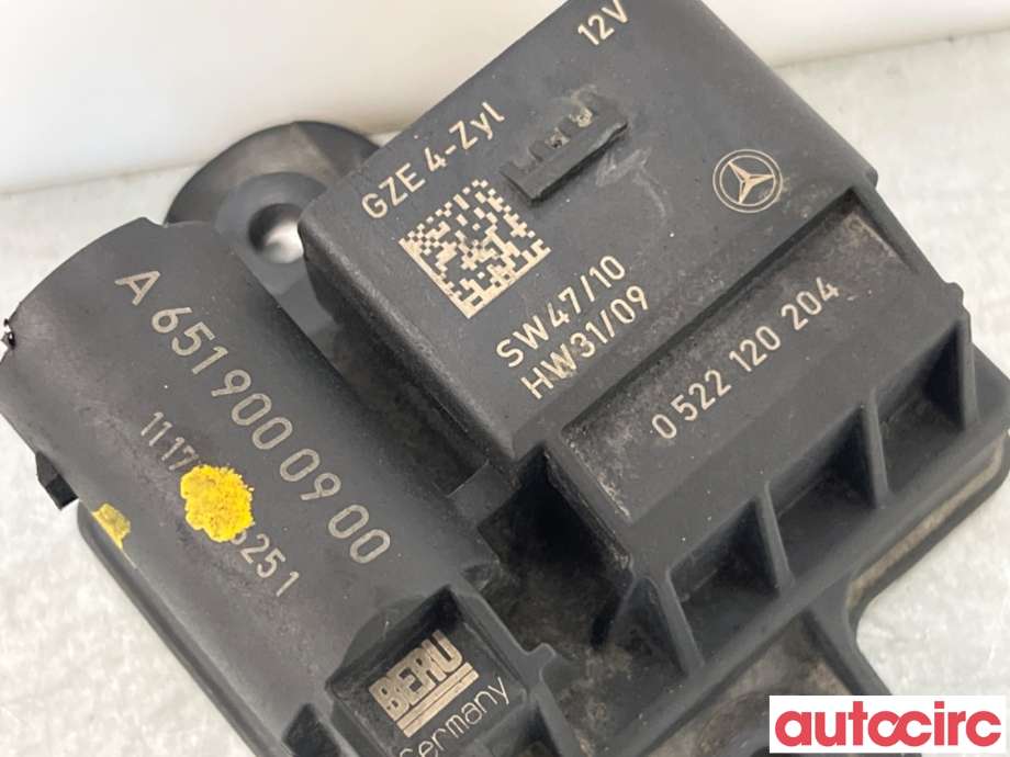 Rele gløde til Mercedes E-Klasse 2009-2013 (Fase 1) (W212) (W212) (MERCEDES|A6519002203|0522120204|A6519008003)