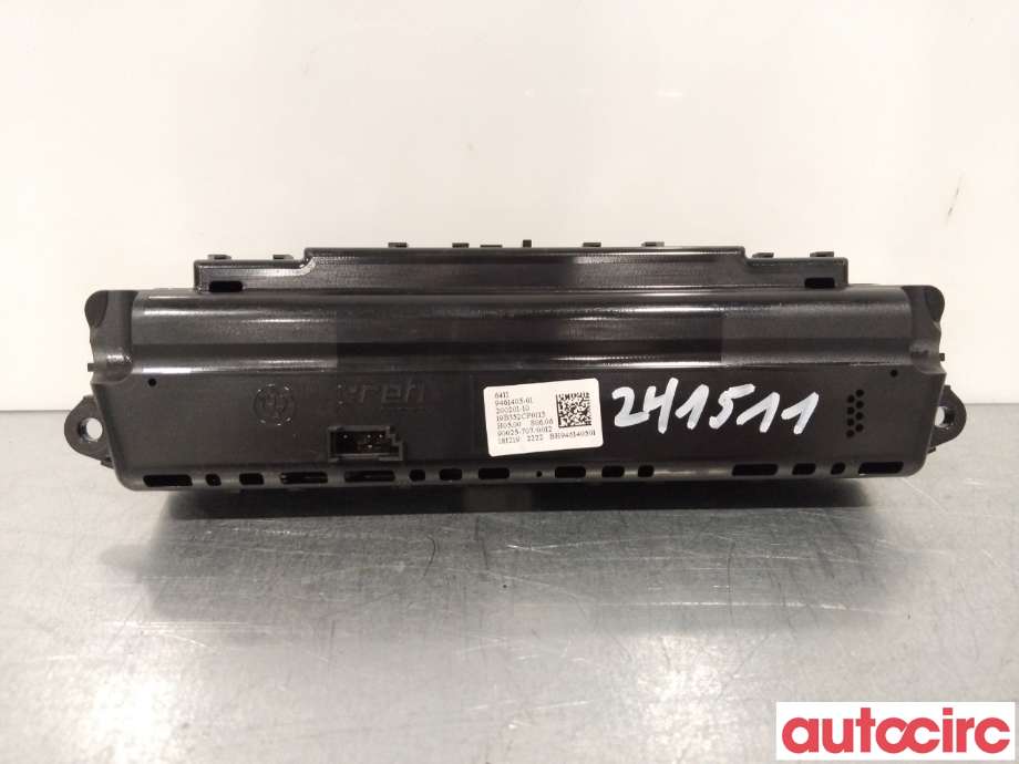 Varmeapparat betjening til BMW X1 2015-2022 (F48) (F48) (BMW|64119461405|)