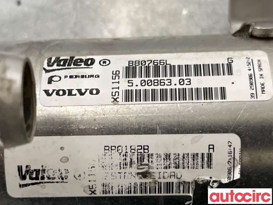 EGR-kjøler til Volvo XC70 2005-2007 (Type I, Fase 2)  (VOLVO|31422317|50086303|)