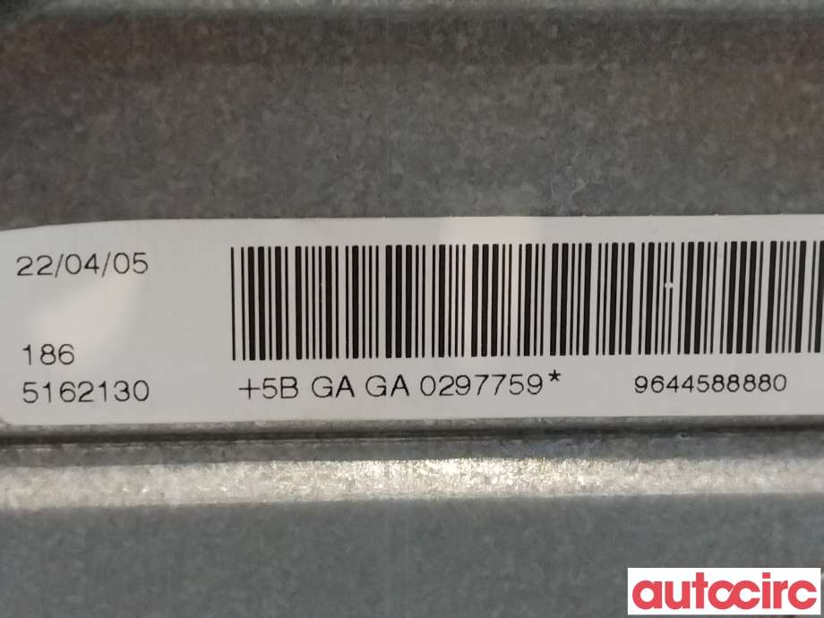 Airbag passasjer til Peugeot 407 2004-2010 (PEUGEOT|8216CK|9644588880)
