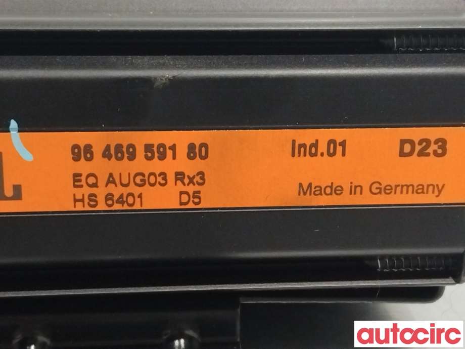 Bilstereo forsterker til Peugeot 407 2004-2010  (PEUGEOT|6560HX|9646959180)